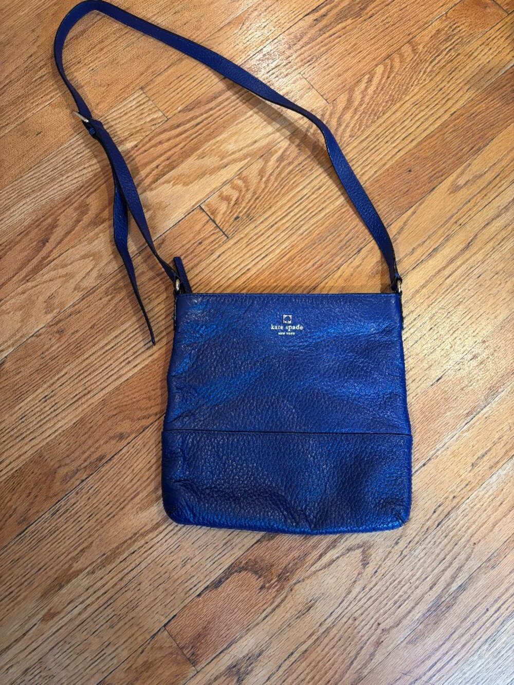 Kate Spade Blue Southport Avenue Pebbled Leather Crossbody Bag‎